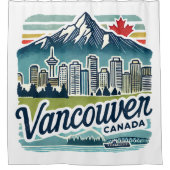 Vancouver Canada Douchegordijn (Voorkant)