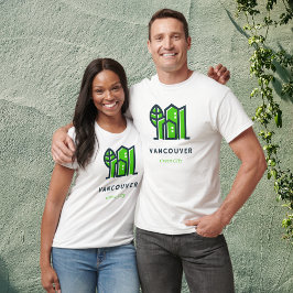 Vancouver Canada Duurzame Groene Stad T-shirt