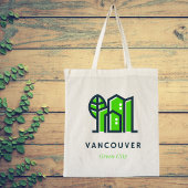 Vancouver Canada Duurzame Groene Stad Tote Bag