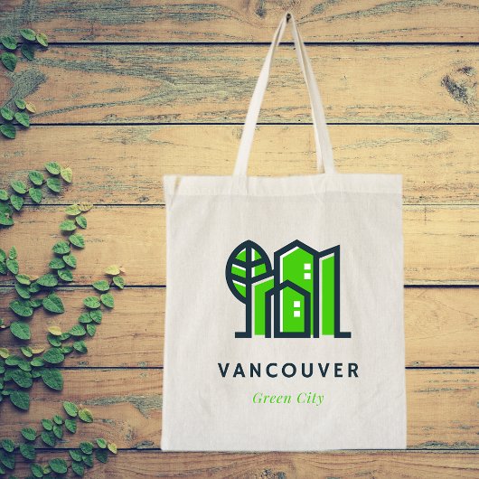 Vancouver Canada Duurzame Groene Stad Tote Bag