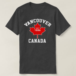 Vancouver Canada Est. 1886 Patriottisch T Shirt
