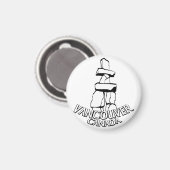 Vancouver Canada Fridge Magnets Souvenir Magnets Magneet (Voorkant / Achterkant)