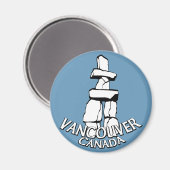 Vancouver Canada Fridge Magnets Souvenir Magnets Magneet (Voorkant / Achterkant)