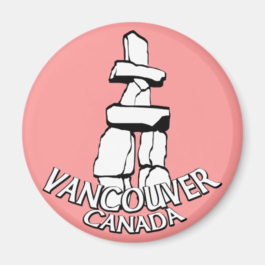 Vancouver Canada Fridge Magnets Souvenir Magnets Magneet (Voorkant)