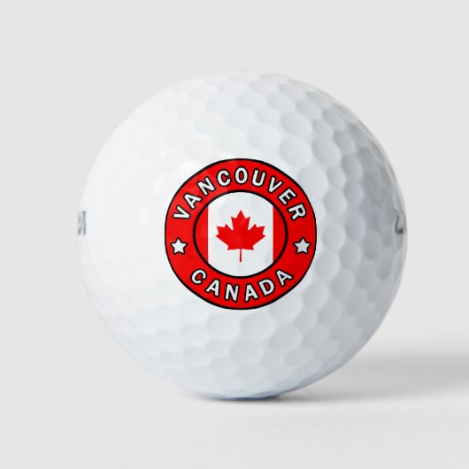 Vancouver Canada Golfballen (Voorkant)