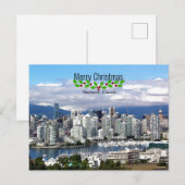 Vancouver Canada Kerstmis Briefkaart (Voorkant / Achterkant)