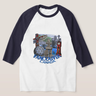Vancouver Canada Landmark Vancouver Jersey T-shirt