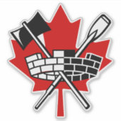 Vancouver Canada laptop sticker (Voorkant)