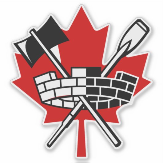 Vancouver Canada laptop sticker (Voorkant)