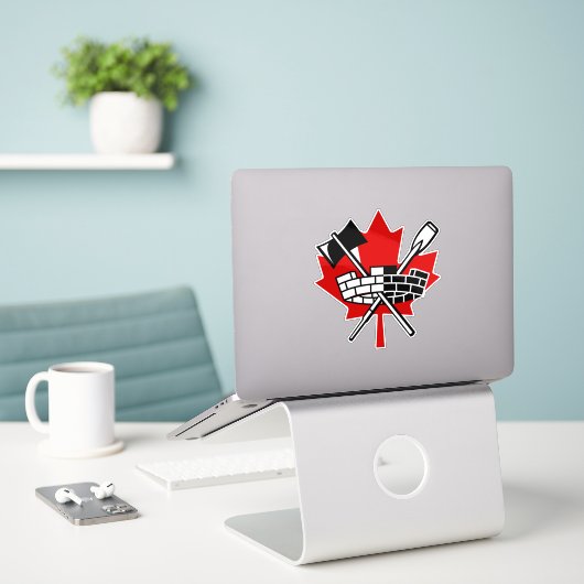 Vancouver Canada laptop sticker (Laptop op bureau)