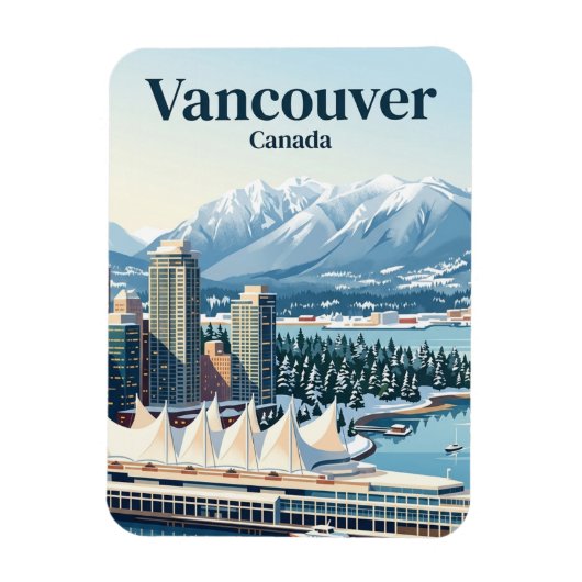 Vancouver, Canada Magneet (Verticaal)