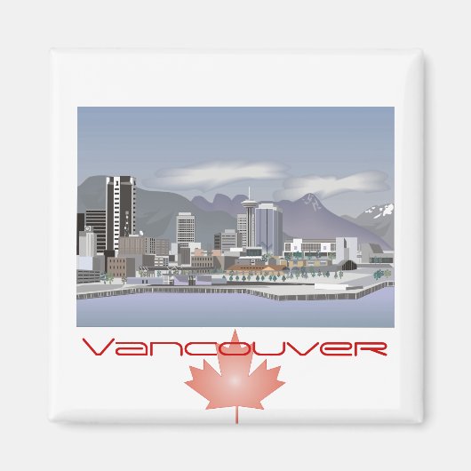 Vancouver Canada Magneet (Voorkant)