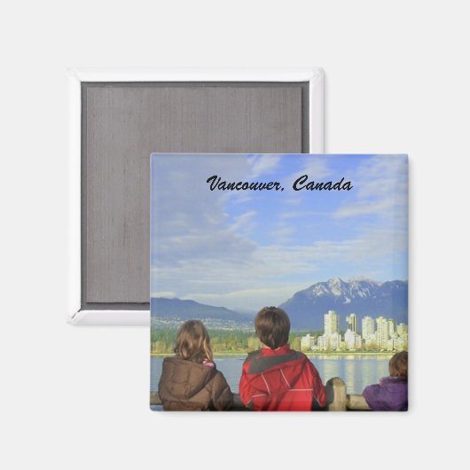 Vancouver, Canada Magnet (Voorkant / Achterkant)