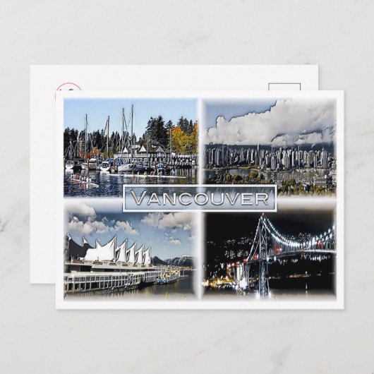 Vancouver - Canada - Mosaic - Briefkaart (Voorkant / Achterkant)