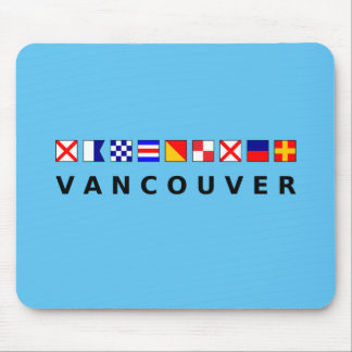 Vancouver Canada Nautische Zeilvlaggen Kleur Muismat