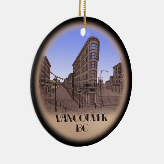 Vancouver Canada Ornament Custom Vancouver-cadeaut (Rechts)