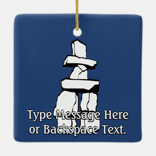 Vancouver Canada Ornament Personalized Souvenir (Achterkant)