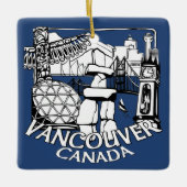 Vancouver Canada Ornament Personalized Souvenir (Voorkant)