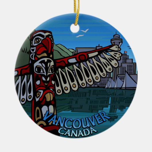 Vancouver Canada Ornament Personized Vancouver (Voorkant)