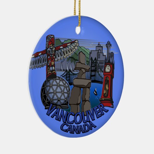 Vancouver Canada Ornament - Persoonlijke Souvenirs (Rechts)