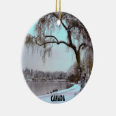 Vancouver Canada Ornament Snow Trees Decorations (Rechts)
