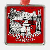 Vancouver Canada Ornament Souvenir Decoration (Voorkant)