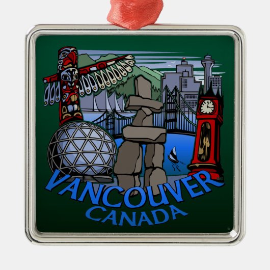 Vancouver Canada Ornament Souvenir Decoration (Voorkant)