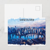 Vancouver Canada Panorama Uitzicht Briefkaart (Voorkant / Achterkant)