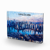 Vancouver Canada Panorama Uitzicht Fotoblokken (Rechts)