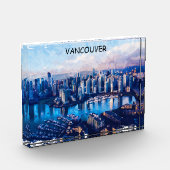 Vancouver Canada Panorama Uitzicht Fotoblokken (Links)