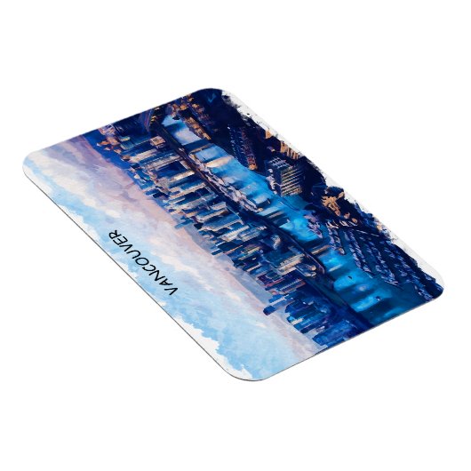 Vancouver Canada Panorama Uitzicht Magneet (Rechterzijde)