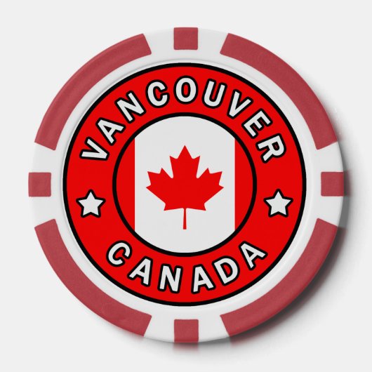 Vancouver Canada Pokerchips (Voorkant)