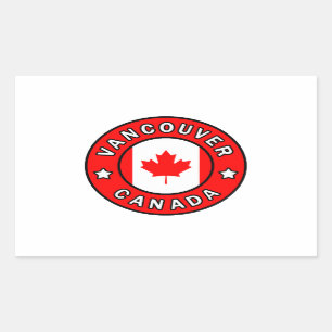 Vancouver Canada Rechthoekige Sticker