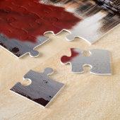 Vancouver Canada Red Maple Leaf Skyline Legpuzzel (Zijkant)