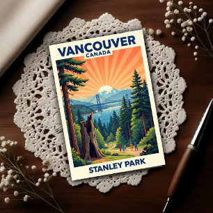 Vancouver, Canada: Reis in de jaren 60 Briefkaart