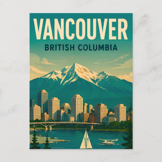 Vancouver Canada Reis Souvenir Briefkaart (Voorkant)