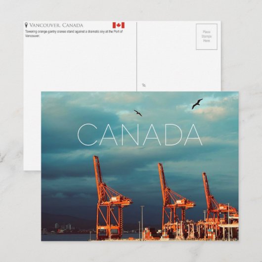 Vancouver, Canada Reisansichtkaart Briefkaart (Voorkant / Achterkant)