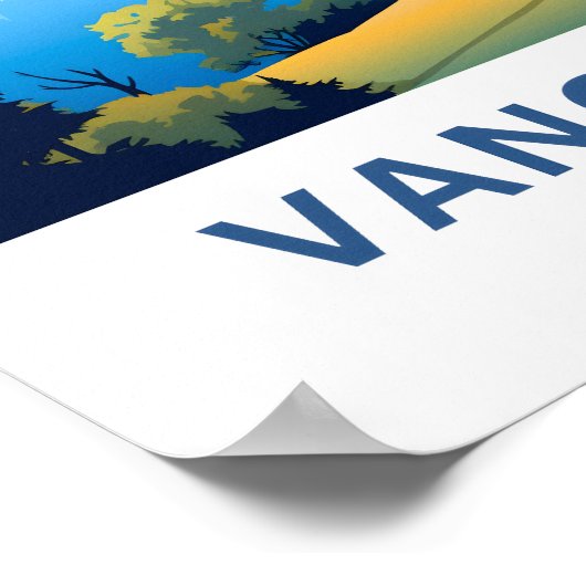 Vancouver Canada Reisprint Poster (Hoek)