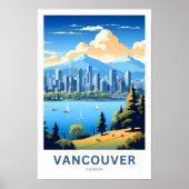 Vancouver Canada Reisprint Poster (Voorkant)