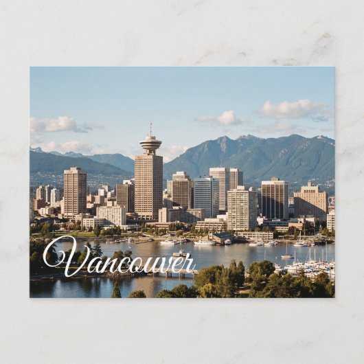 Vancouver Canada reizen Briefkaart (Voorkant)