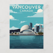Vancouver Canada Retro Travel Briefkaart (Voorkant)