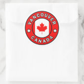 Vancouver Canada Ronde Sticker (Tas)