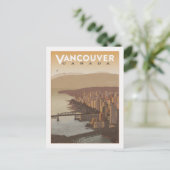 Vancouver Canada | Save the date Aankondigingskaart (Staand voorkant)