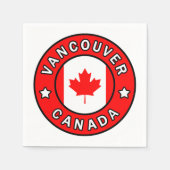 Vancouver Canada Servetten (Voorkant)
