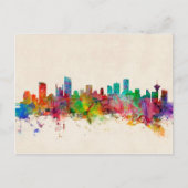 Vancouver Canada Skyline Briefkaart (Voorkant)