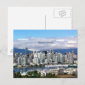 Vancouver Canada Skyline Briefkaart (Voorkant / Achterkant)