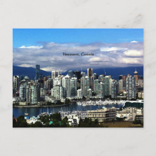 Vancouver, Canada skyline Briefkaart