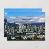Vancouver, Canada skyline Briefkaart (Voorkant / Achterkant)