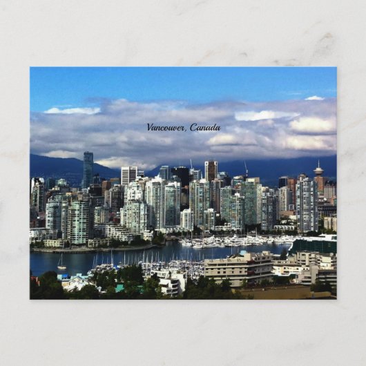 Vancouver, Canada skyline Briefkaart (Voorkant)