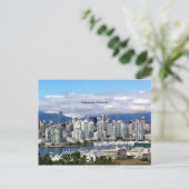 Vancouver Canada Skyline Briefkaart (Staand voorkant)